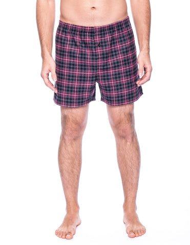 Plaid Burgundy-Grey/Navy-Black