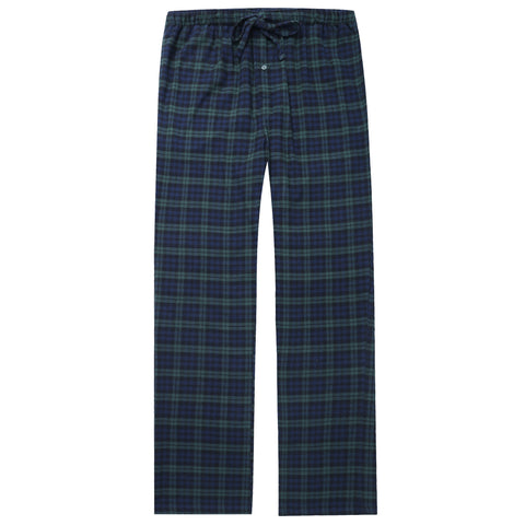 Mens 100% Cotton Flannel Lounge Pants