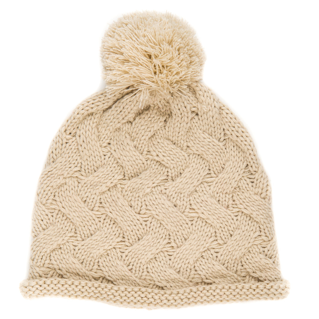 Women's Metro Winter Scarf and Hat Set - Beige