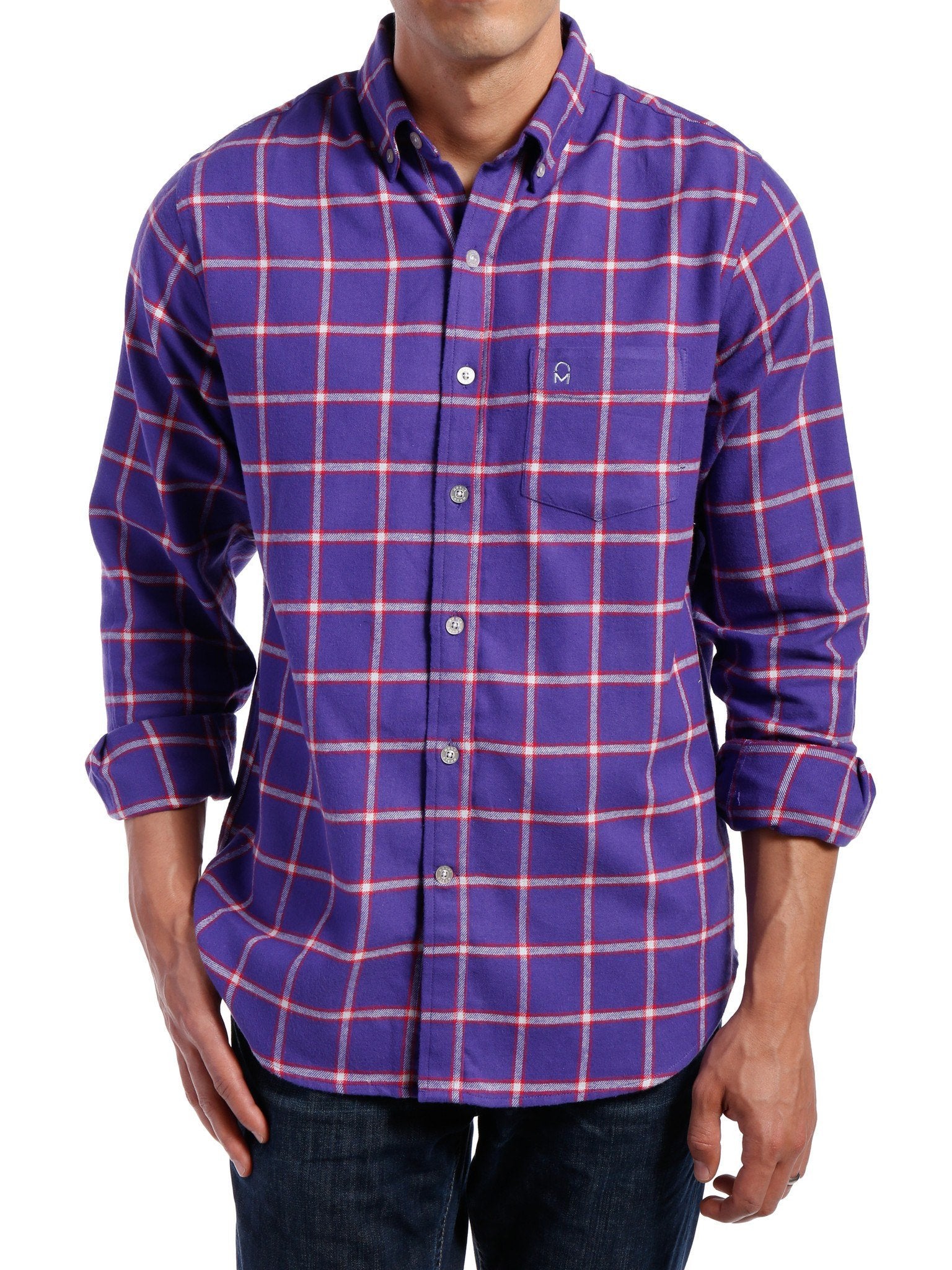 Purple-Red Checks