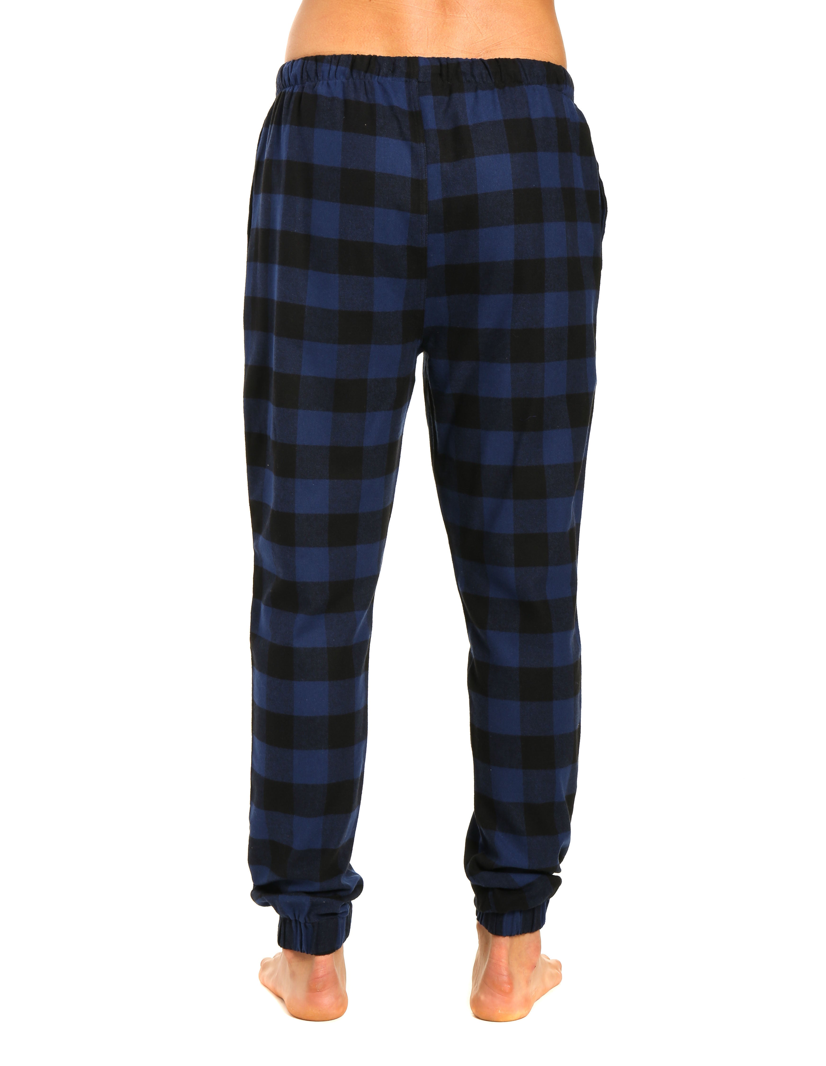 Gingham Checks - Black-Blue