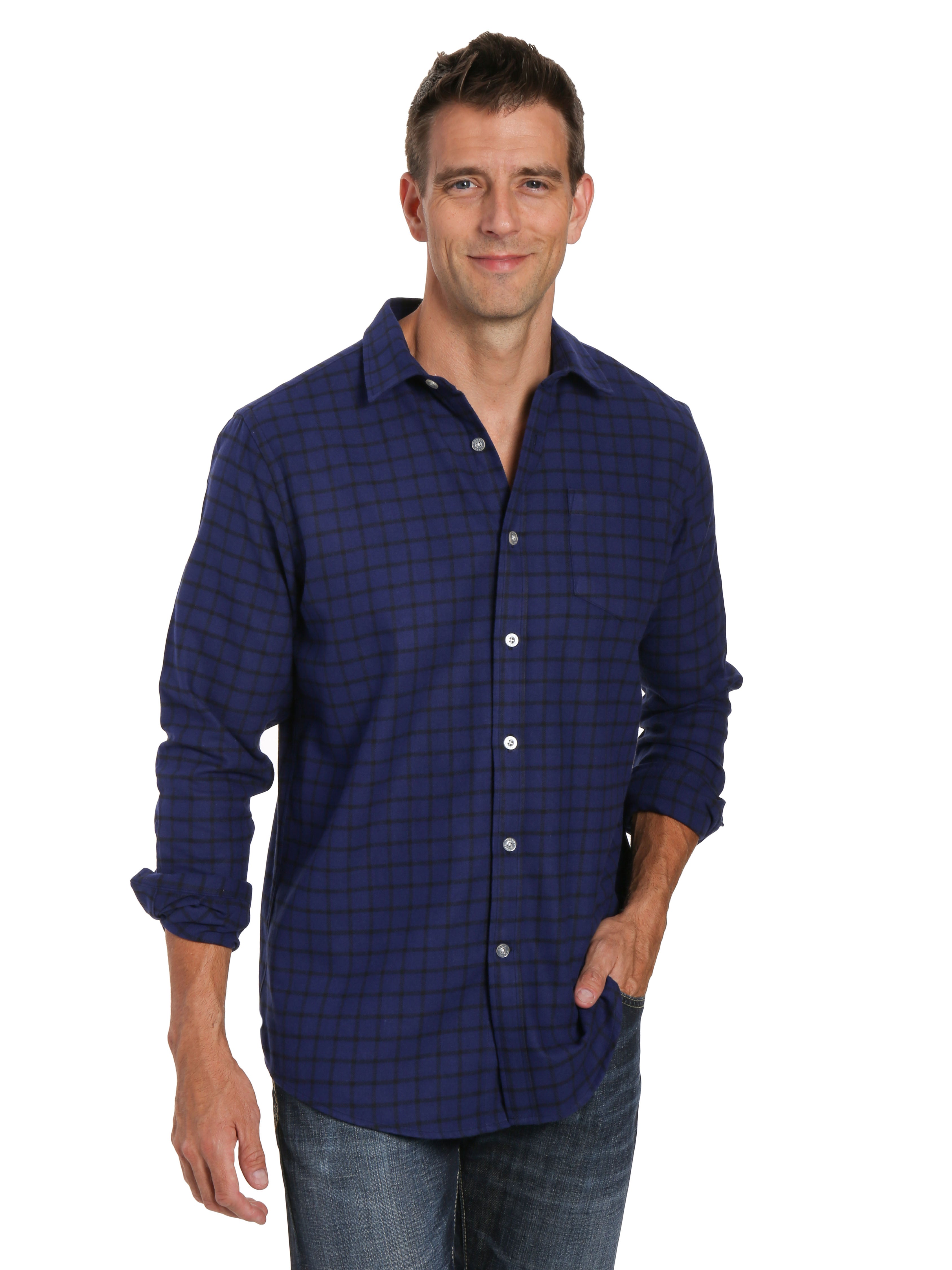 Checks - Blue-Black