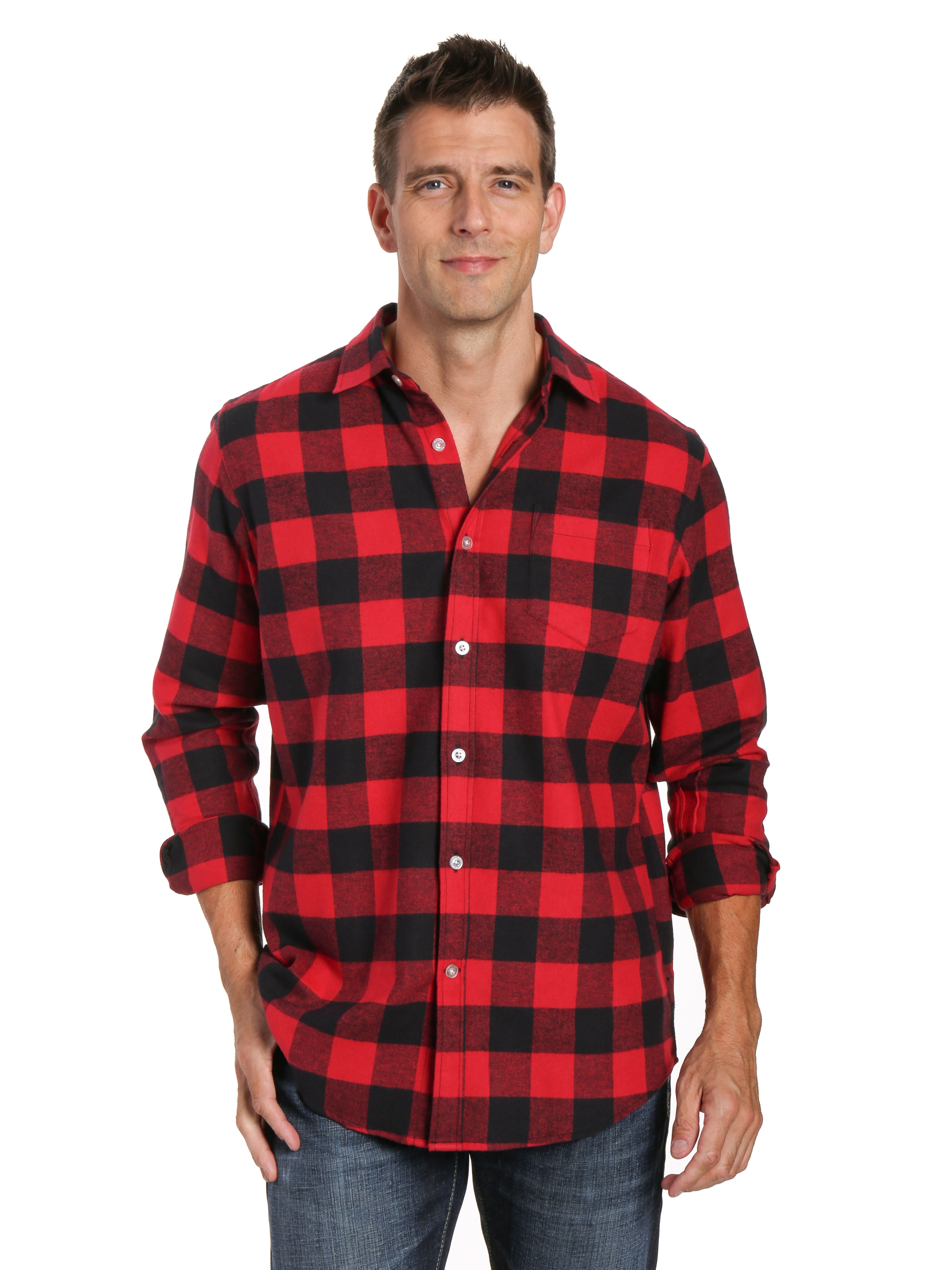 Gingham Checks - Black-Red