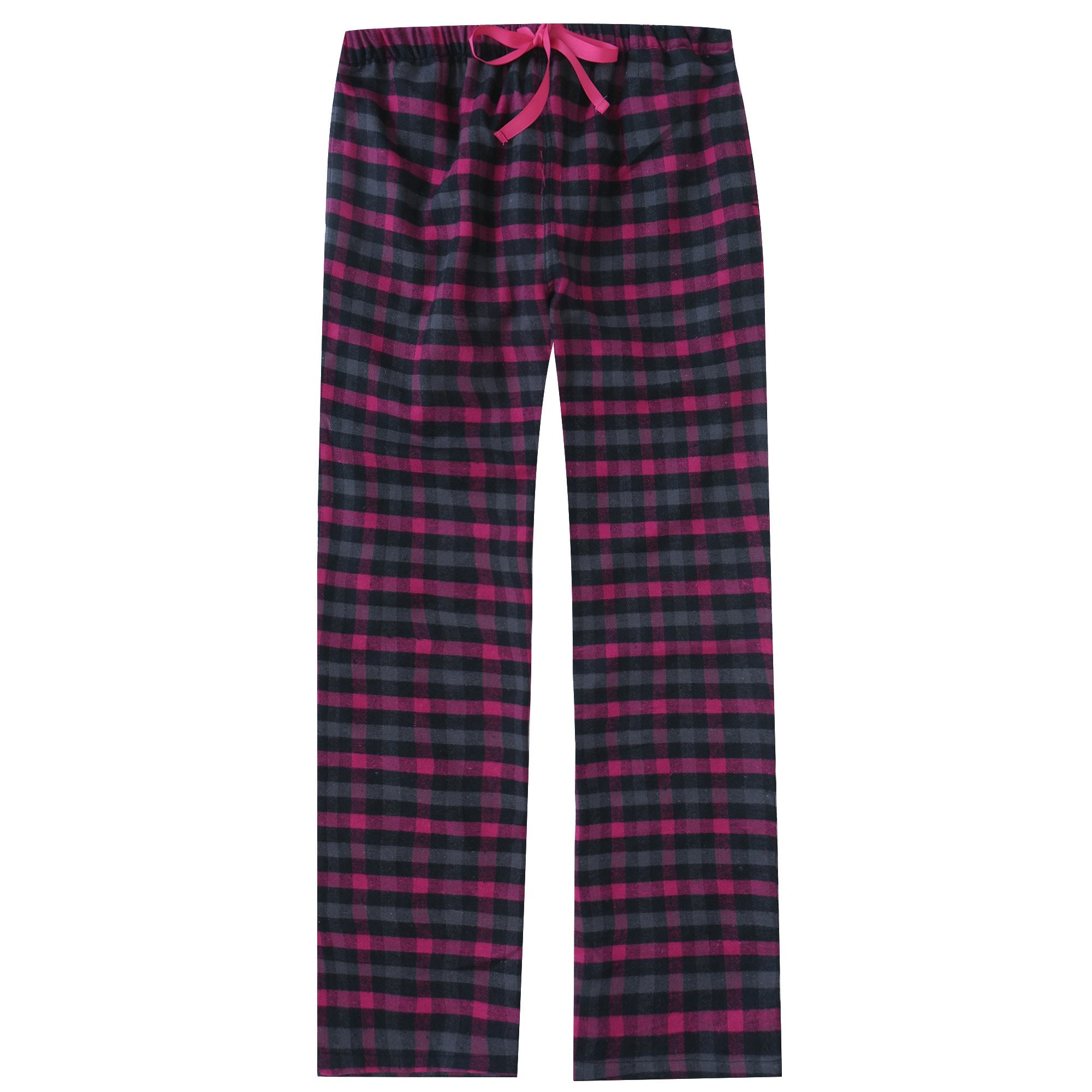 Womens 100% Cotton Lightweight Flannel Lounge Pants