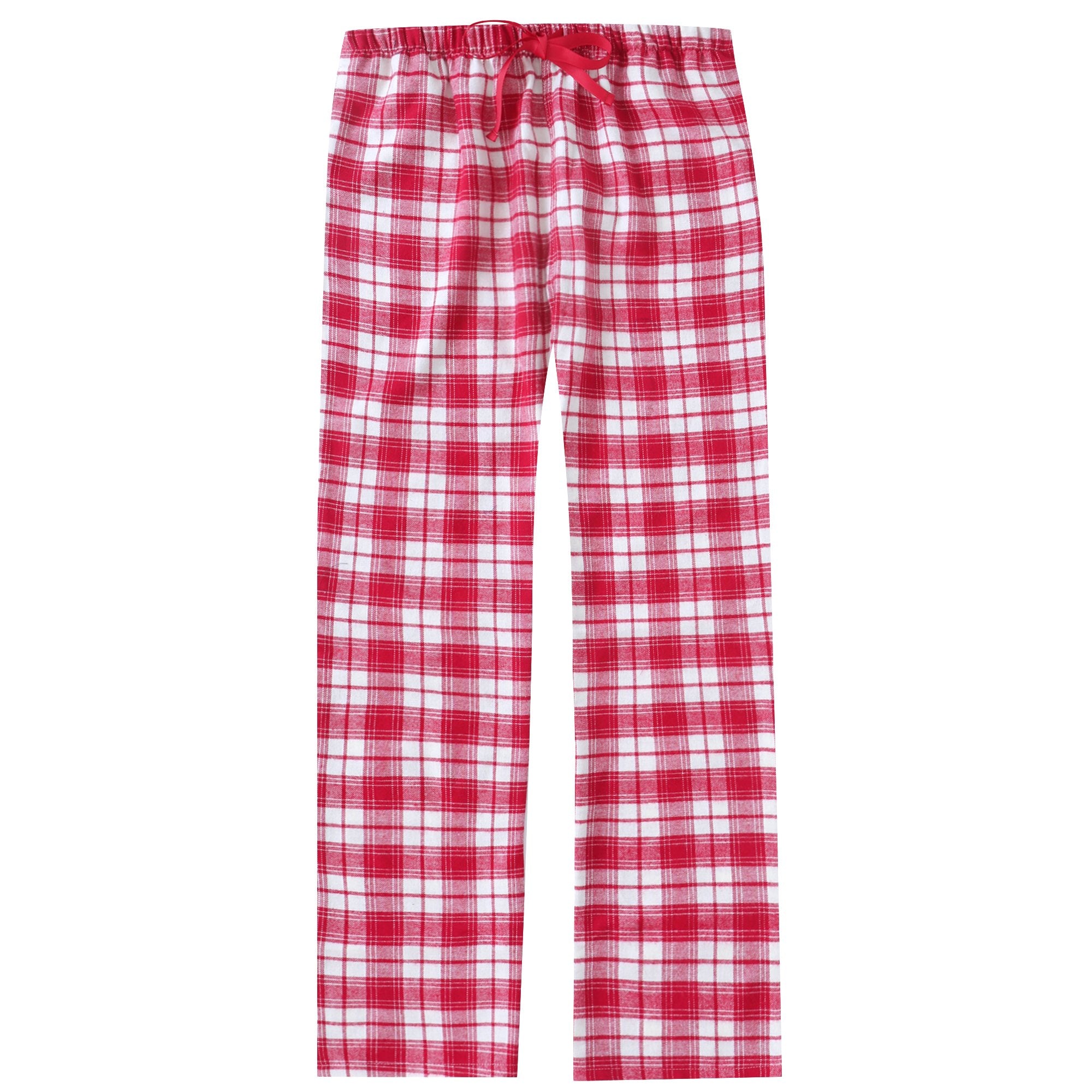 Womens 100% Cotton Lightweight Flannel Lounge Pants