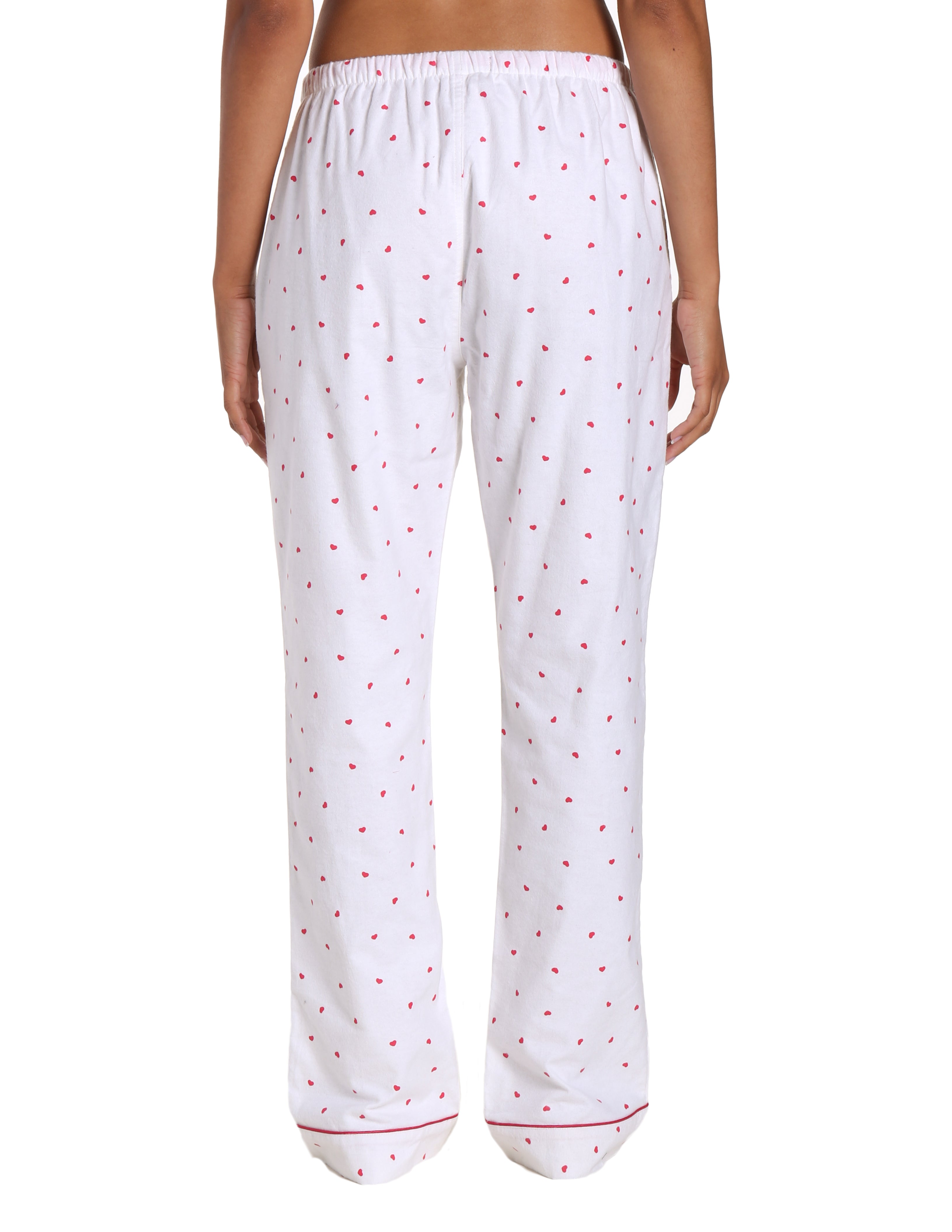 Little Hearts - White-Red