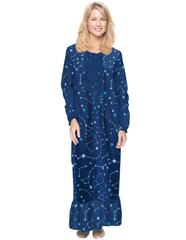 Women's Premium Flannel Long Gown