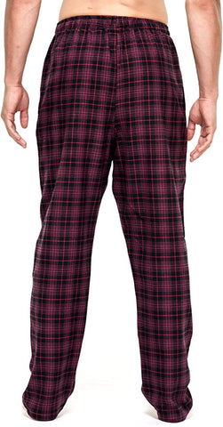 Mens 100% Cotton Flannel Lounge Pants