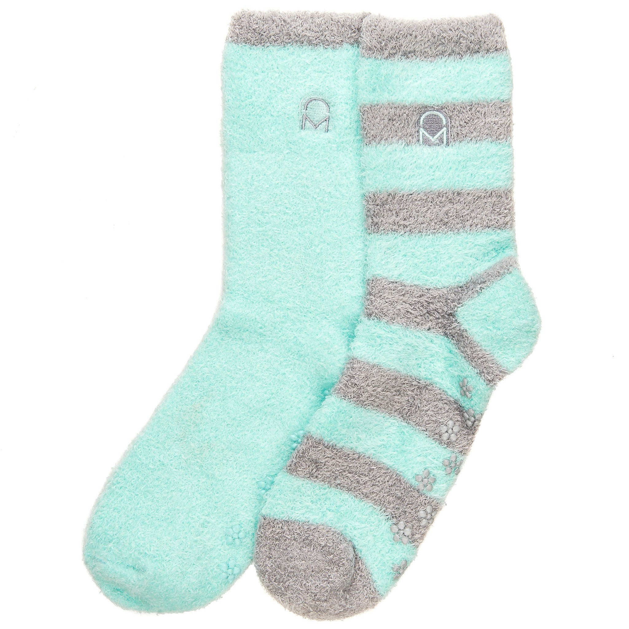Women's Soft Anti-Skid Winter Feather Socks - 2-Pairs - Set B1