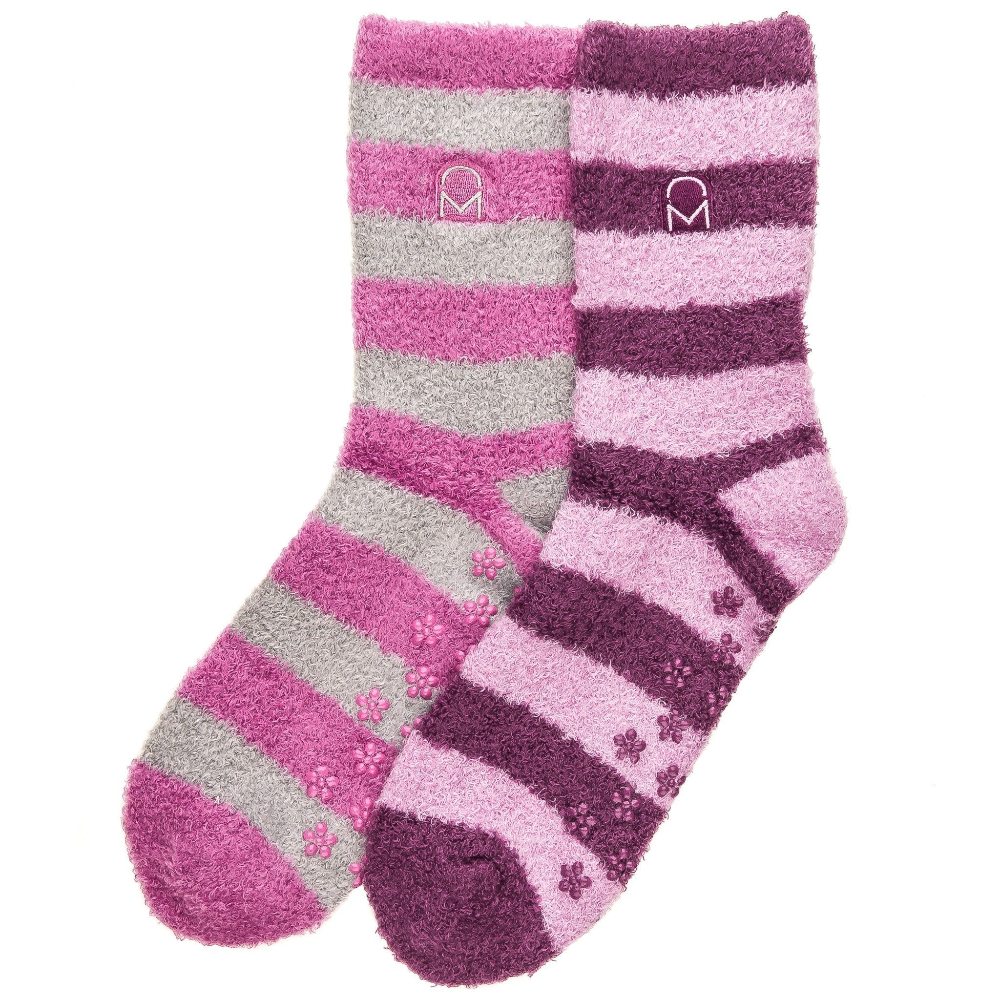 Women's Soft Anti-Skid Winter Feather Socks - 2-Pairs - Set B2