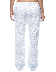 Floral White/Blue