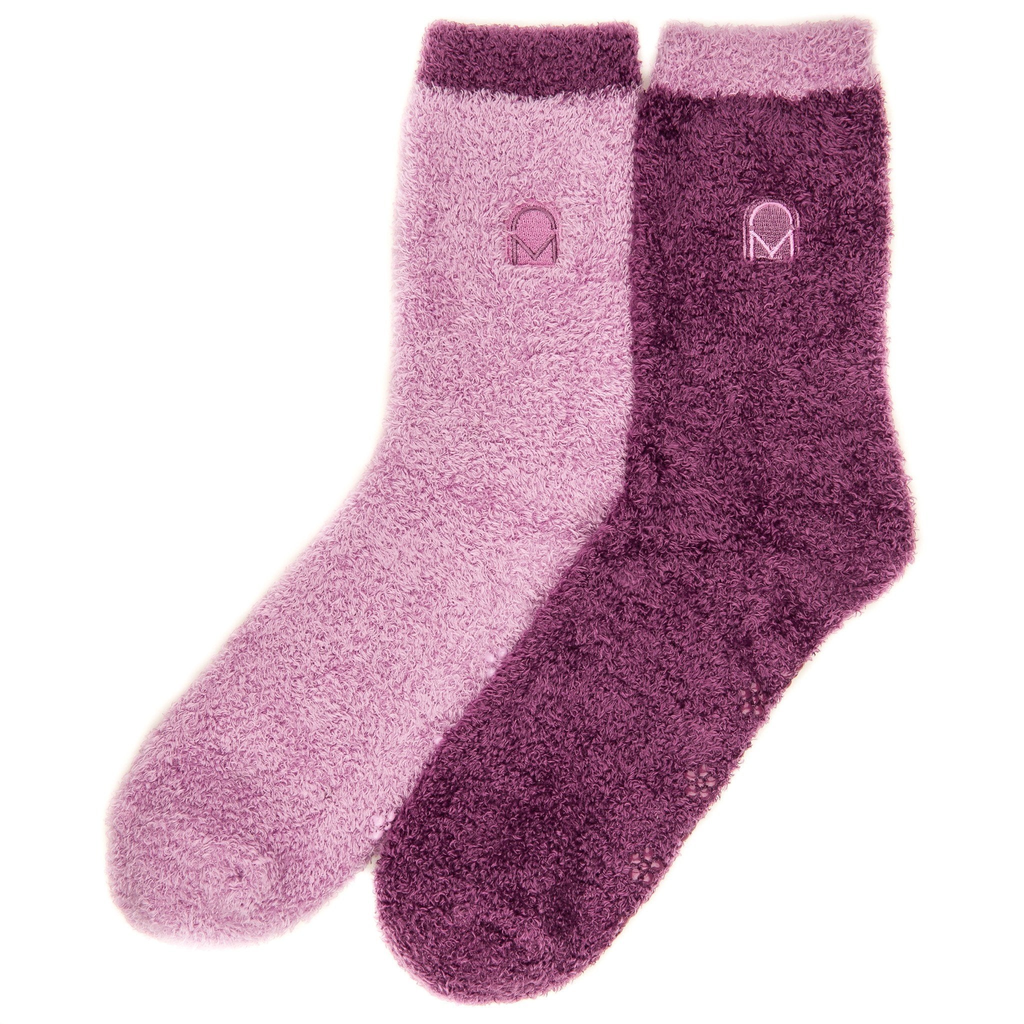 Women's Soft Anti-Skid Winter Feather Socks - 2-Pairs - Set A1