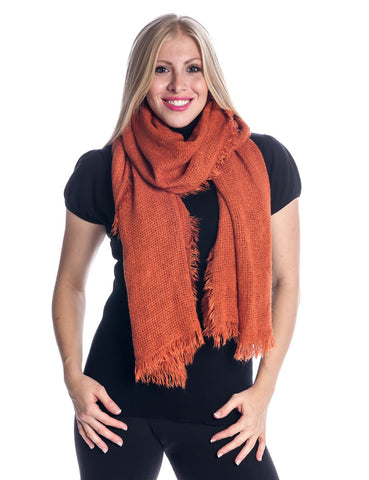 'Toasty' Warm Soft Premium Winter Scarf - Orange