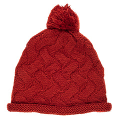 Women's Metro Winter Scarf and Hat Set - Red