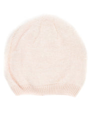 Women's Luxe Feather Winter Scarf and Hat Set - Ivory