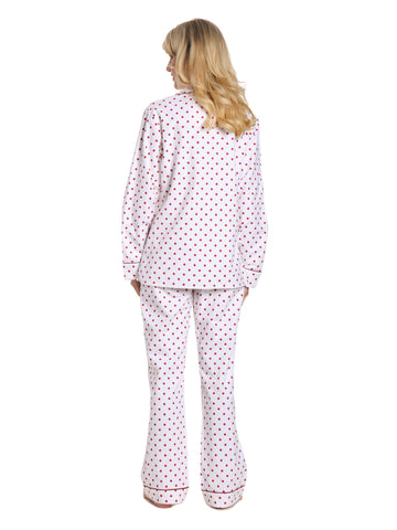 Dots Diva White-Red