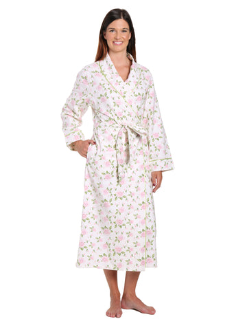 Gift Packaged Women's 100% Premium Cotton Flannel Robe