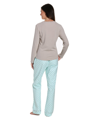 Dots Diva Aqua-Gray