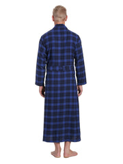 Men's 100% Cotton Flannel Long Robe