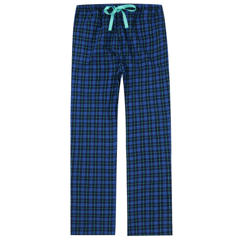 Womens 100% Cotton Lightweight Flannel Lounge Pants