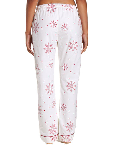 Lovely Snowflakes White-Red
